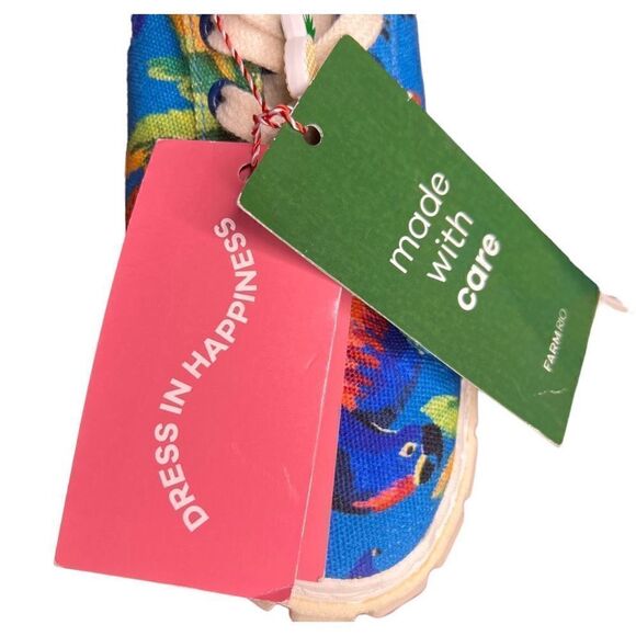 Farm Rio Macaw Tropical Platform Sneaker NWT Size - Picture 9 of 9